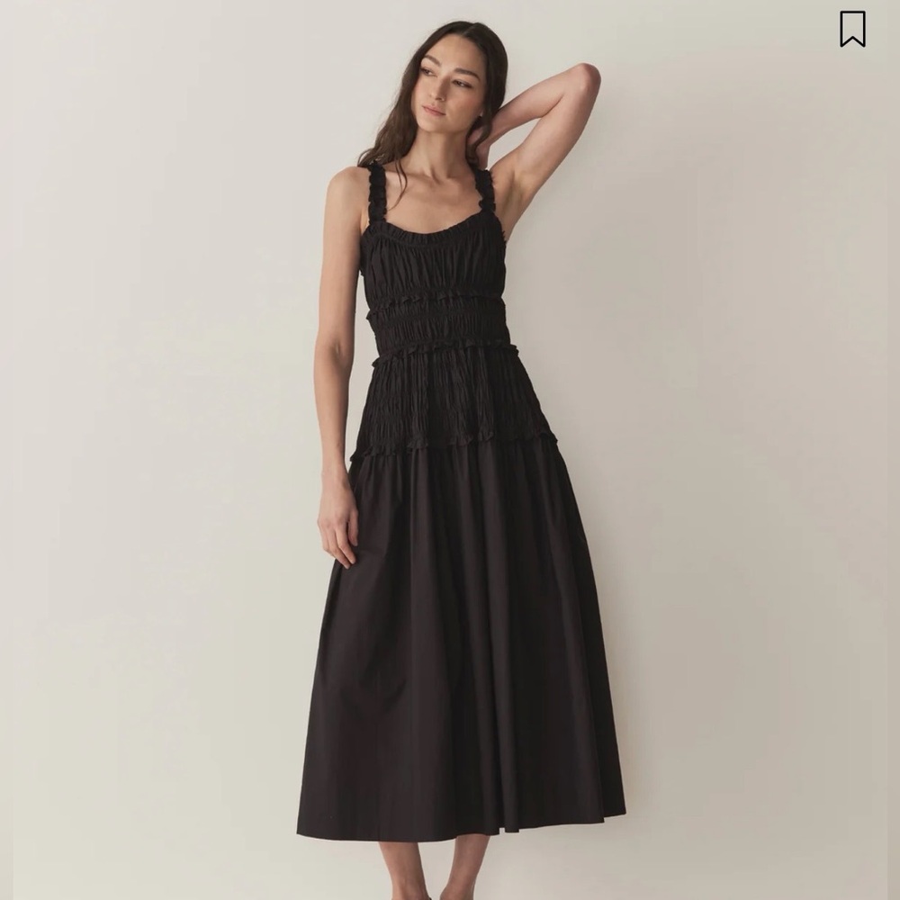 DÔEN Marianne Dress in Black - Size Small
